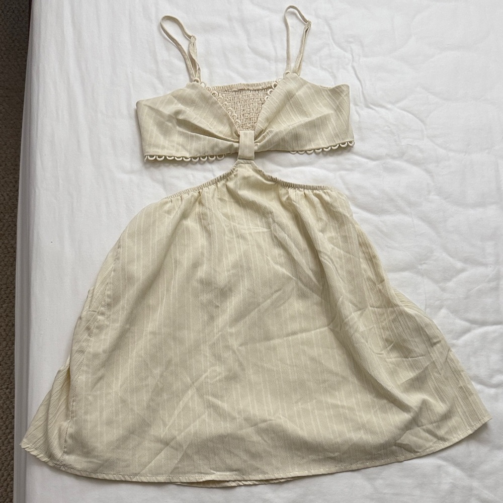 SHEIN Light Yellow Dress